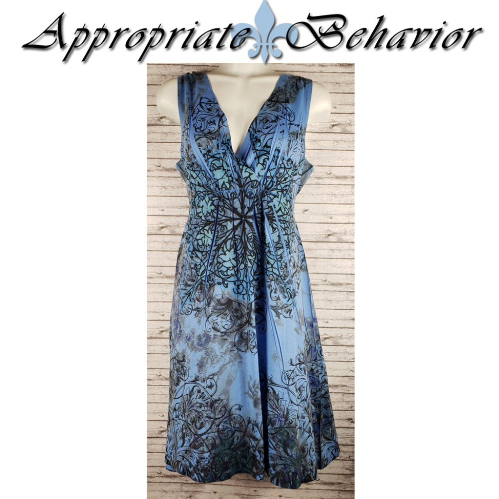 Appropriate Behavior Blue Dress M 8-10🤩
